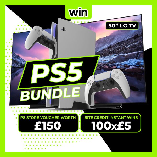 Playstation 5 Mega Bundle + Site Credit Instant Wins
