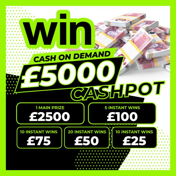 Cash on Demand - £5000 Cashpot