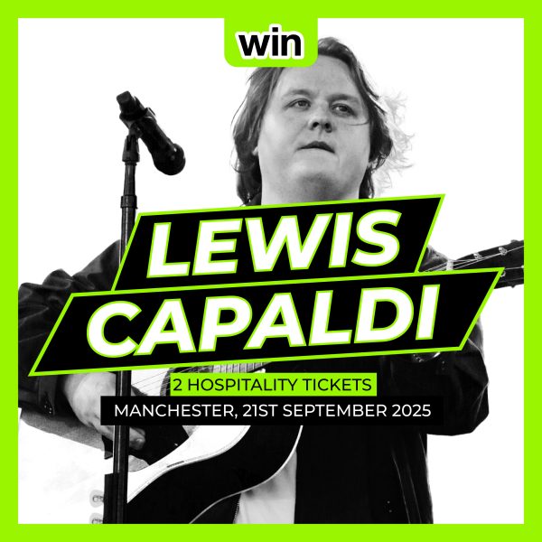 Lewis Capaldi (Sunday 21st September 2025) – 2 x Hospitality Lounge Tickets