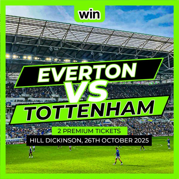 Everton FC v Tottenham FC (Sun 26th October) - 2 x Premium Tickets