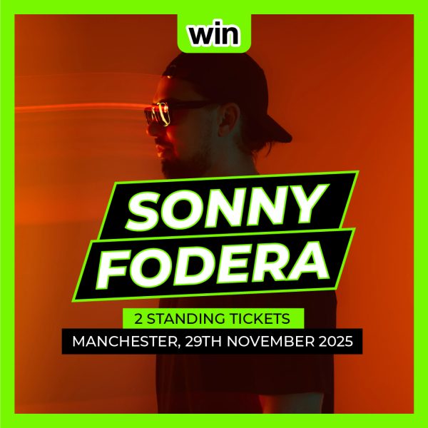 Sonny Fodera (Saturday 29th November 2025) – 2 x Standing Tickets