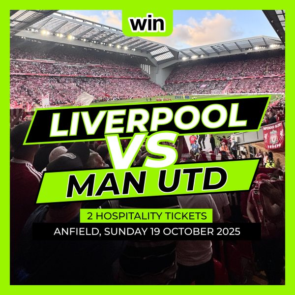 Liverpool FC v Manchester UTD (Sun 19th October) - 2 x Hospitality Tickets
