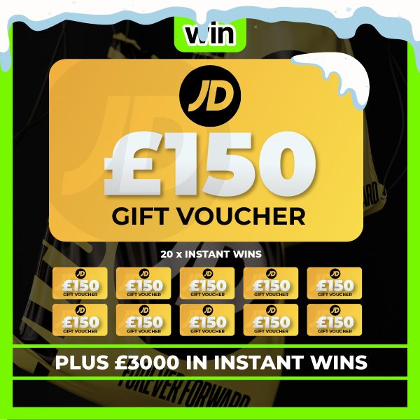 JD Sports 20 x Gift Cards & £3000 Instant Wins