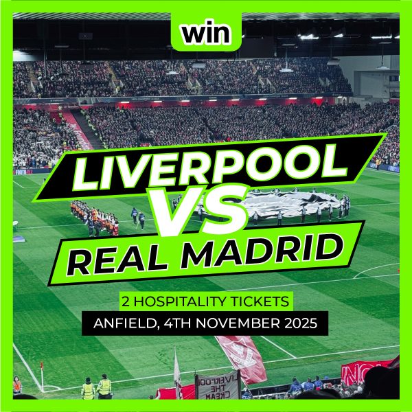 Liverpool FC v Real Madrid (Tue 4th November) - 2 x Hospitality Tickets