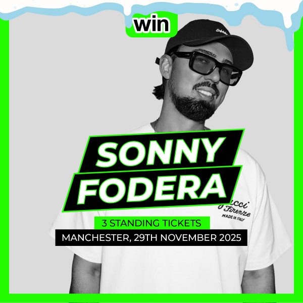 ▶️ Sonny Fodera (Saturday 29th November 2025) – 3 x Standing Tickets