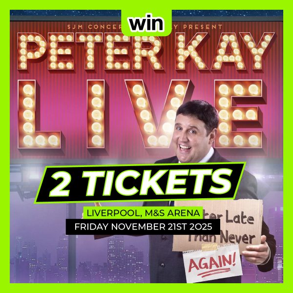 Peter Kay Live (Friday 21st November) - 2 Tickets
