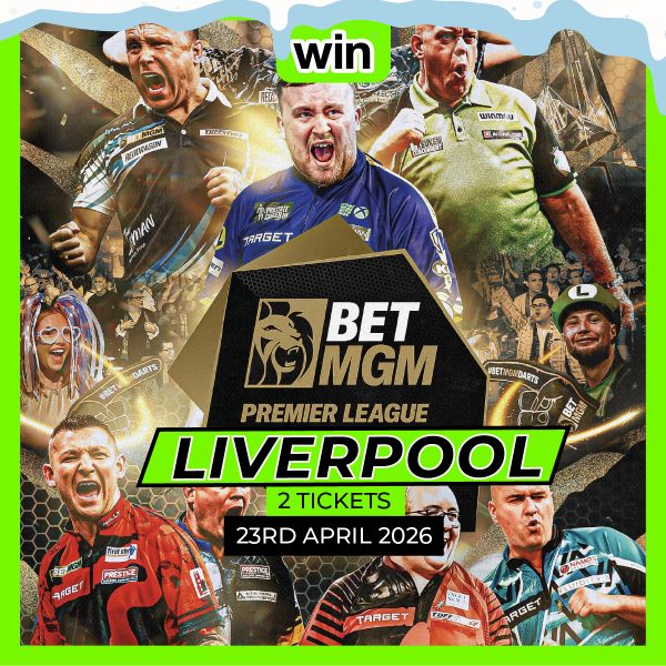 Premier League Darts - Liverpool (Thurs 23rd April) - 2 Tickets