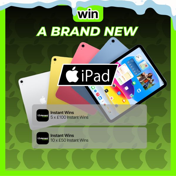 📲Apple iPad (2025) & Over £1000 Instant Wins