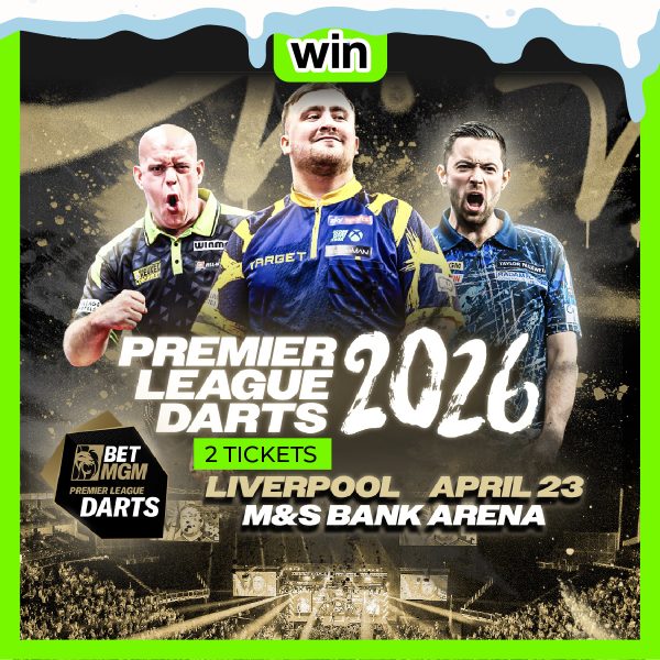 Premier League Darts - Liverpool (Thurs 23rd April) - 2 Tickets