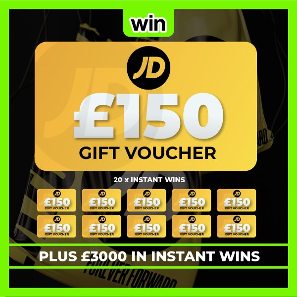 JD Sports 20 x Gift Cards & £3000 Instant Wins