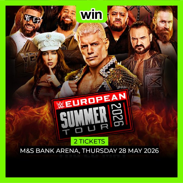 WWE: European Summer Tour (28th May) - 2 Tickets